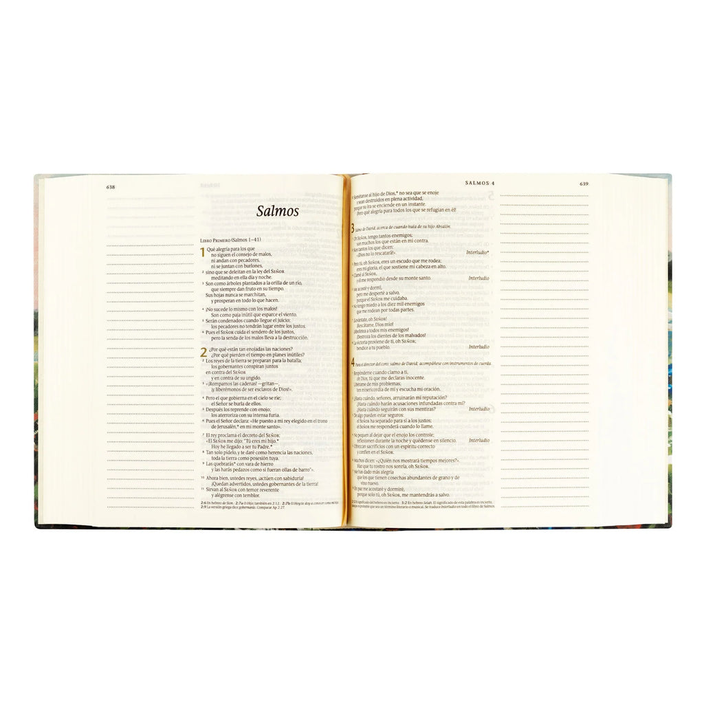 Biblia NTV para tomar notas en español: Tema Coram